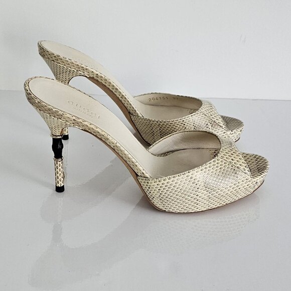 GUCCI Heels- Snakeskin! - Picture 1 of 16